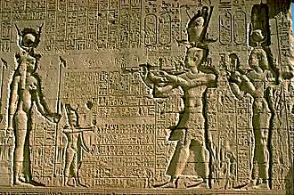 Tempel in Dendera: Hathor, Ihy, Caesarion, Cleopatra