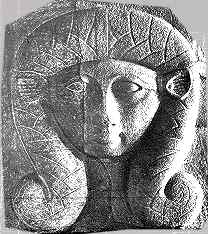 Hathor met haar typerende kapsel.