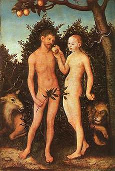 Adam en Eva, Cranach de Oudere, 1531
