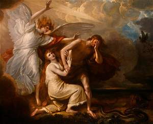 Adam en Eva, Benjamin West, 1791