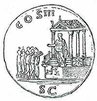 Vergoddelijkte Julius Caesar